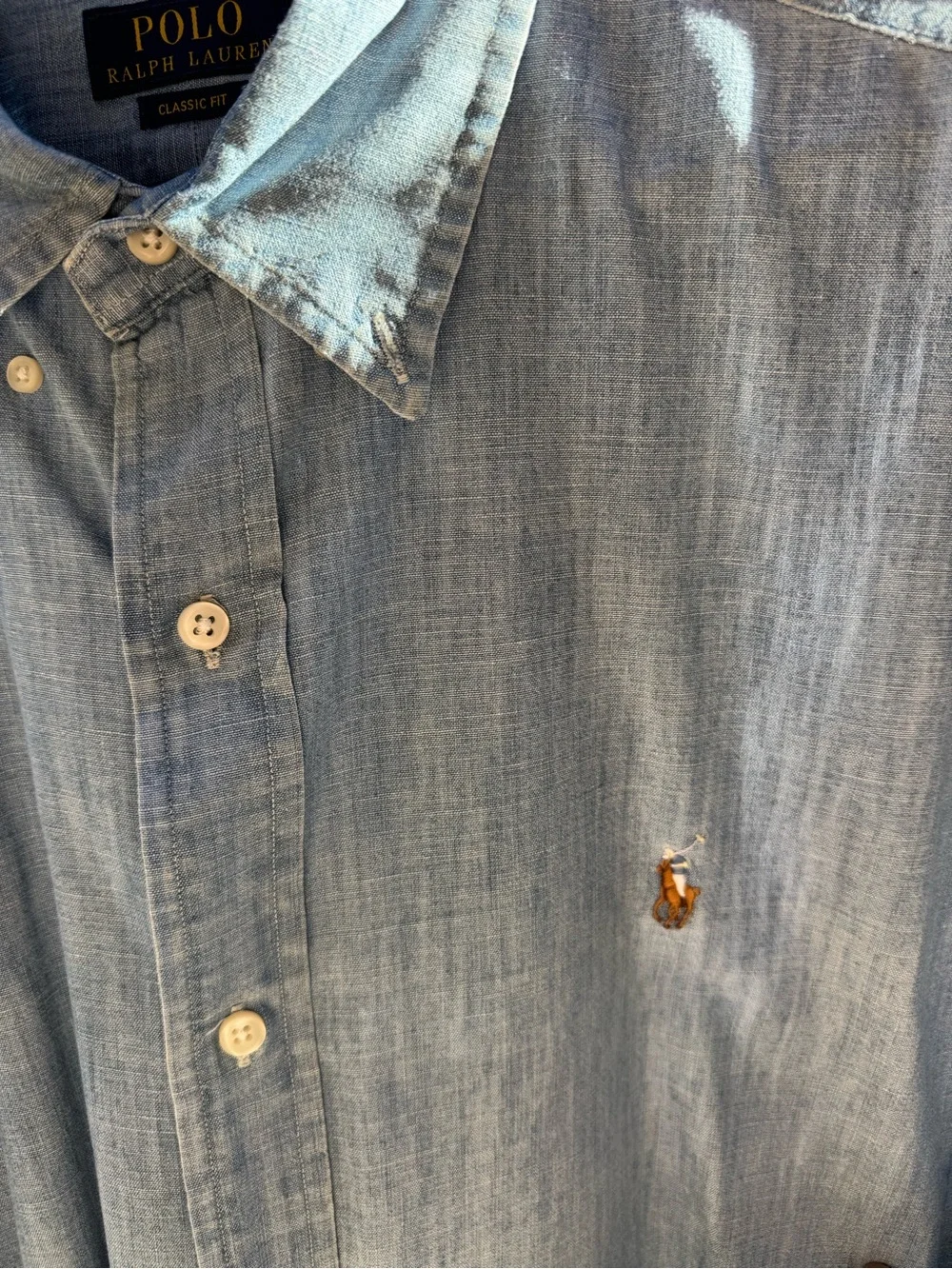 Polo Ralph Lauren- Classic Fit- Chambray Long Sleeve Shirt
